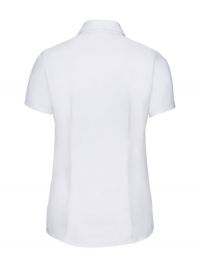 Kurzarm Bluse Damen Weiß